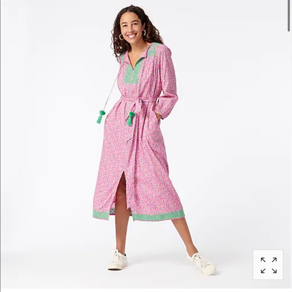 NWT J.Crew Belted tunic dress XL